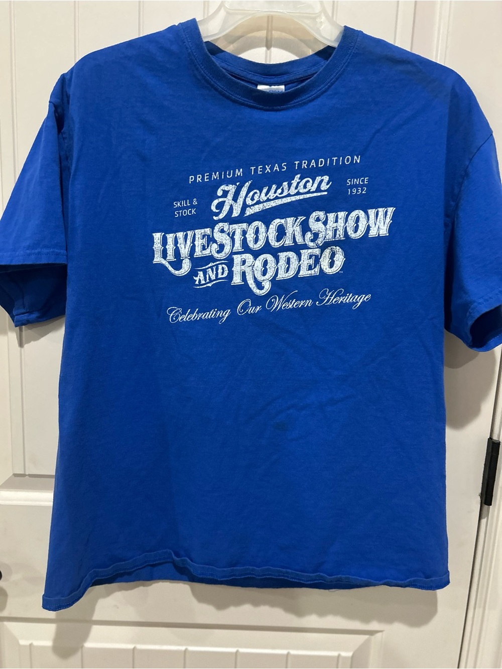 Royal Blue Houston Livestock Show and Rodeo Graphic Tee